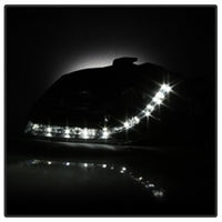 Thumbnail for Spyder Audi A4 06-08 Projector Headlights Halogen Model Only - DRL Black PRO-YD-AA405-DRL-BK