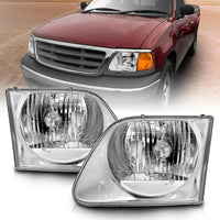 Thumbnail for ANZO 1997-2003 Ford F-150 Crystal Headlights Chrome