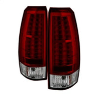 Thumbnail for Spyder Chevy Avalanche 07-13 LED Tail Lights Red Clear ALT-YD-CAV07-LED-RC
