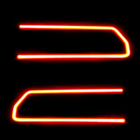 Thumbnail for Oracle Dodge Challenger 08-14 LED Waterproof Afterburner Kit - Red SEE WARRANTY