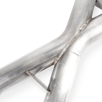 Thumbnail for Stainless Works 2018 Jeep TrackHawk 6.2L 3in Catback System X-Pipe Turbo S-Tube Muffler Stock Exit