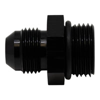Thumbnail for DeatschWerks 10AN ORB Male to 8AN Male Flare Adapter (Incl O-Ring) - Anodized Matte Black