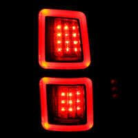 Thumbnail for ANZO LED Black 13-17 Dodge Ram 1500/2500/3500 LED Taillights Black