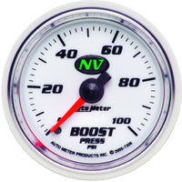 Thumbnail for Autometer NV 52mm 0-100 PSI Boost Mechanical Gauge