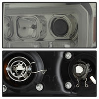 Thumbnail for Spyder GMC Sierra 1500/2500/3500 07-13 V2 Projector Headlights - Smoke PRO-YD-GS07V2-LBDRL-SM