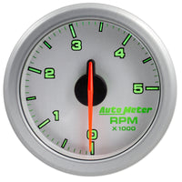 Thumbnail for Autometer Airdrive 2-1/6in Tachometer Gauge 0-5K RPM - Silver