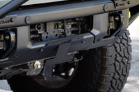 Thumbnail for DV8 Offroad 21-22 Ford Bronco Factory Front Bumper Licence Relocation Bracket - Front