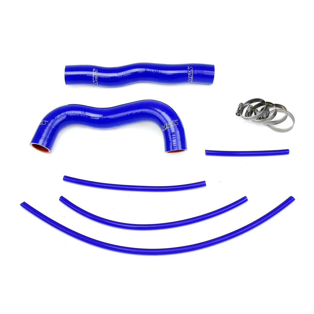 HPS Reinforced Blue Silicone Radiator Hose Kit Coolant for Hyundai 13-14 Genesis Coupe 2.0T Turbo 4Cyl