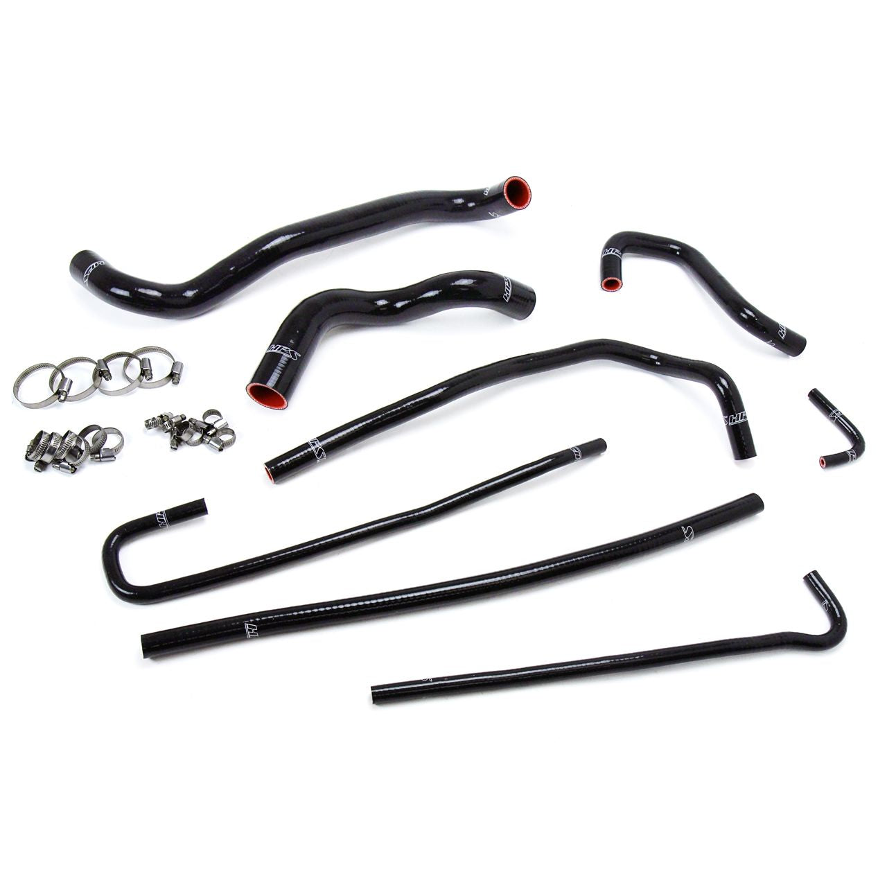 HPS Reinforced Black Silicone Radiator + Heater Hose Kit Coolant for Chevy 97-04 Corvette 5.7L V8