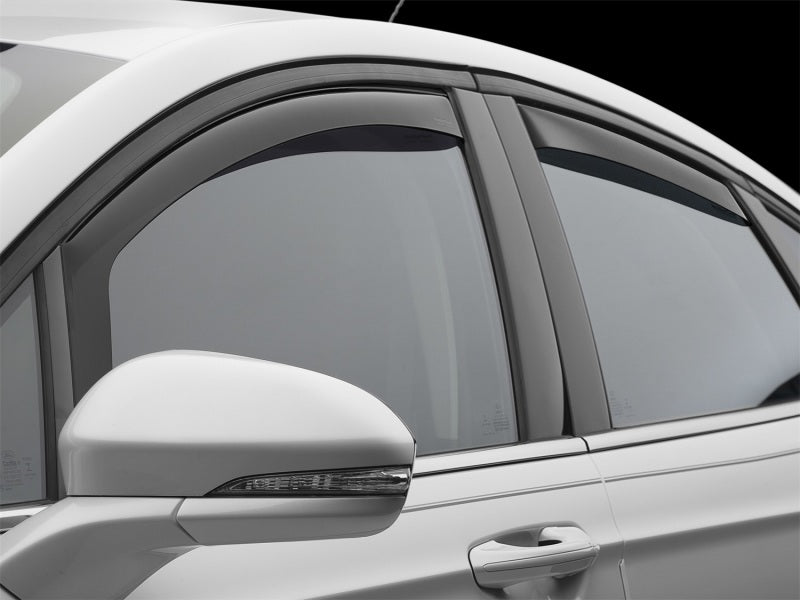 WeatherTech 13+ Ford Fusion Front and Rear Side Window Deflectors - Dark Smoke