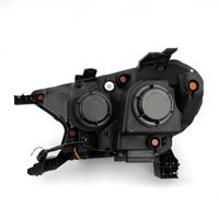 Thumbnail for AlphaRex 19-21 Ford Ranger LUXX LED Proj Headlights Plank Style Black w/Seq Signal/DRL