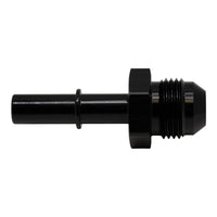 Thumbnail for DeatschWerks 8AN Male Flare to 3/8in Male EFI Quick Connect Adapter - Anodized Matte Black