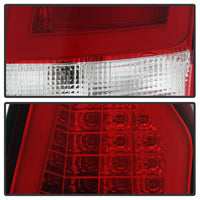 Thumbnail for Spyder Chrysler 300C 08-10 V2 Light Bar LED Tail Lights - Red Clear ALT-YD-C308V2-LED-RC