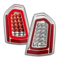 Thumbnail for ANZO 11-14 Chrysler 300 LED Taillights Chrome w/ Sequential