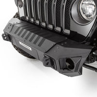 Thumbnail for Go Rhino 07-20 Jeep Wrangler JL/JLU/JK/JKU/Gladiator JT Trailline Front Stubby Bumper