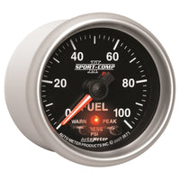 Thumbnail for Autometer Sport-Comp II 52mm 0-100 PSI Fuel Pressure Gauge