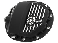 Thumbnail for aFe Power Pro Series AAM 9.5/9.76 Rear Diff Cover Black w/Mach Fins 14-19 GM Silverado/Sierra 1500