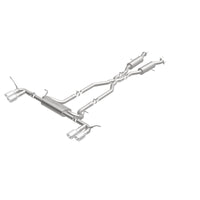 Thumbnail for MagnaFlow Cat Back, SS, 2.5in, Quad Split Polish 4in tip 14-15 Jeep Grand Cherokee 3.6L/5.7L V6/V8