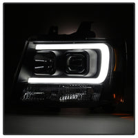 Thumbnail for Spyder 07-14 Chevy Suburban/1500/2500/Tahoe V2 Projector Headlights Blk PRO-YD-CSUB07V2-DRL-BK