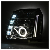 Thumbnail for Spyder GMC Yukon 07-14/GMC Yukon XL 07-14 Projector Headlights LED Halo LED Chrome PRO-YD-GY07-HL-C