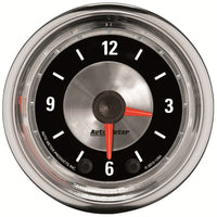 Thumbnail for Autometer American Muscle 52mm Full Sweep Electric 12hr Analog Clock Gauge