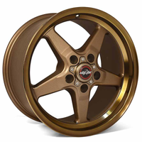 Thumbnail for Race Star 92 Drag Star 17x9.50 5x4.50bc 6.88bs Bronze Wheel
