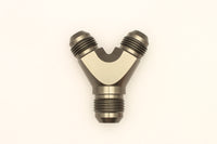 Thumbnail for DeatschWerks 8AN Male Flare + 8AN Male Flare to 10AN Male Flare Y Block Fitting