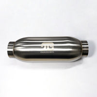Thumbnail for Stainless Bros 4in Body x 18in Length 3in Inlet/Outlet Bullet Resonator