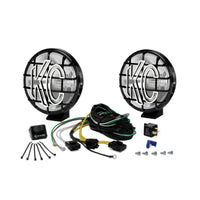 Thumbnail for KC HiLiTES Apollo Pro 6in. Halogen Light 100w Spread Beam (Pair Pack System) - Black