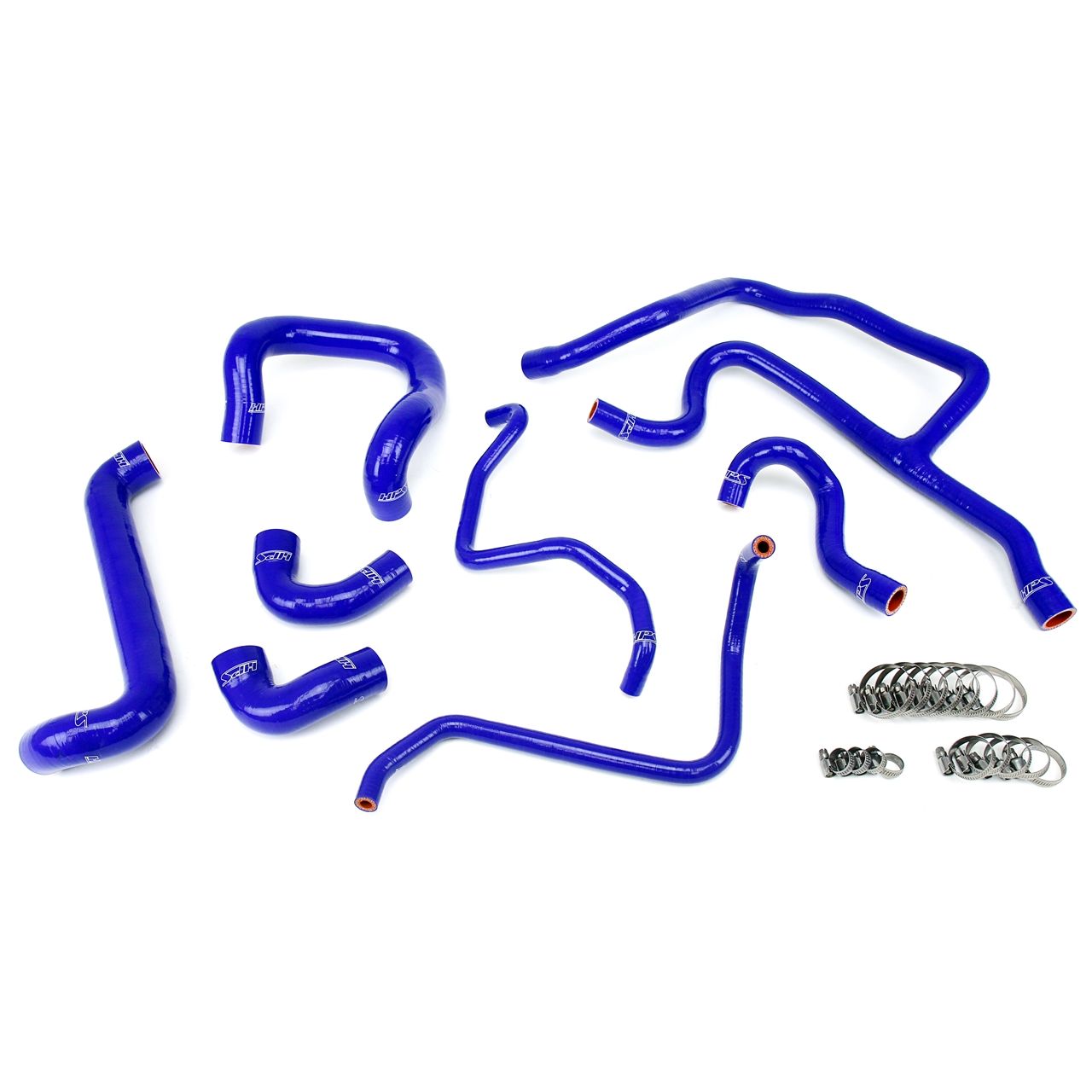 HPS Reinforced Blue Silicone Radiator Hose + Heater Hose Kit Coolant for BMW 88-92 E30 325i 325is 325ix 2.5L US Spec