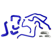 Thumbnail for HPS Reinforced Blue Silicone Radiator Hose + Heater Hose Kit Coolant for BMW 88-92 E30 325i 325is 325ix 2.5L US Spec