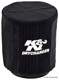 Thumbnail for K&N Air Filter Wrap - Round Straight - Black - 08-09 Can-Am DS450 450 / 09-12 DS450 EFI / 08 DS450X
