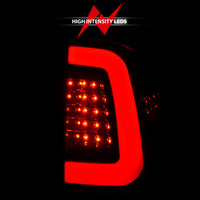 Thumbnail for ANZO 2008-2016 Ford F-250 LED Taillights Chrome Housing Smoke Lens (Pair)