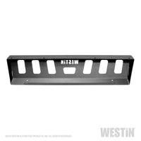 Thumbnail for Westin 18-19 Jeep Wrangler JL Front Bumper Skid Plate - Textured Black