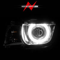 Thumbnail for ANZO 2010-2013 Chevrolet Camaro Projector Headlights w/ Halo Chrome (CCFL)