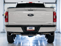 Thumbnail for AWE 0FG 21+ Ford F150 Dual Split Rear Exhaust - 5in Chrome Silver Tips