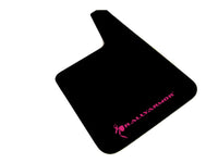 Thumbnail for Rally Armor Universal Fit (No Hardware) Basic Plus Black Mud Flap w/ Black Logo