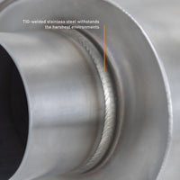 Thumbnail for Mishimoto Universal Resonator with 3in Inlet/Outlet - Brushed