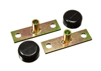 Thumbnail for Energy Suspension 66-77 Ford Bronco 4WD Black Tailgate Hinge Bracket & Bushing Set