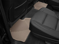 Thumbnail for WeatherTech 15+ Chevy Tahoe/Sub/Silv/ GMC Yukon/XL/Sierra Rear Rubber Mats - Tan