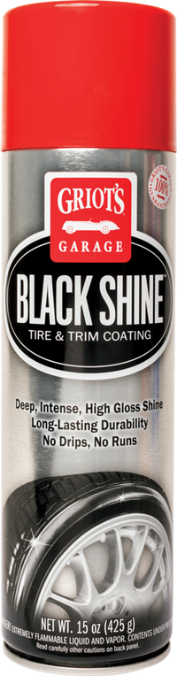 Thumbnail for Griots Garage Black Shine Tire and Trim Coating - 15oz (Aerosol)