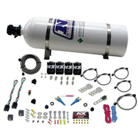 Thumbnail for Nitrous Express Dodge EFI Dual Stage Nitrous Kit (50-150HP x 2) w/15lb Bottle