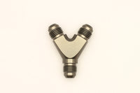 Thumbnail for DeatschWerks 6AN Male Flare + 6AN Male Flare to 6AN Male Flare Y Block Fitting