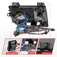 Thumbnail for ANZO 2018-2021 Jeep Wrangler LED Side Markers Chrome Housing Smoke Lens w/ Seq. Signal Sport Bulb