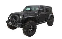 Thumbnail for Bushwacker 2018+ Jeep Wrangler (JL) Unlimited Flat Style Flares 4pc - Black