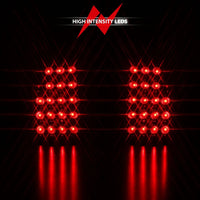 Thumbnail for ANZO 2003-2006 Chevrolet Silverado 1500 LED Taillights Red/Clear