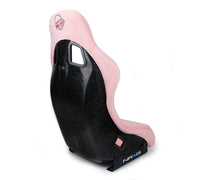 Thumbnail for NRG FRP Bucket Seat Prisma Edition w/ Pearlized Back and Pink Alcantara (Medium)