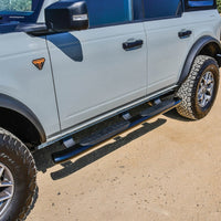 Thumbnail for Westin 21-22 Ford Bronco (4-Door) PRO TRAXX 5 Oval Nerf Step Bars - Textured Black
