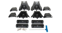 Thumbnail for Rhino-Rack 03-08 Honda Fit 5 Door Hatch Vortex 2500 2 Bar Roof Rack - Black