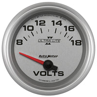 Thumbnail for Autometer Ultra-Lite II 2-5/8in 18V Electric Voltmeter Gauge